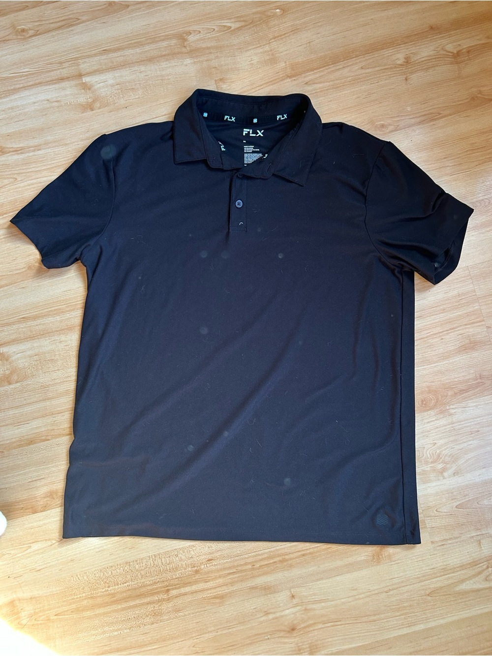 FLX Men's Black Performance Polo